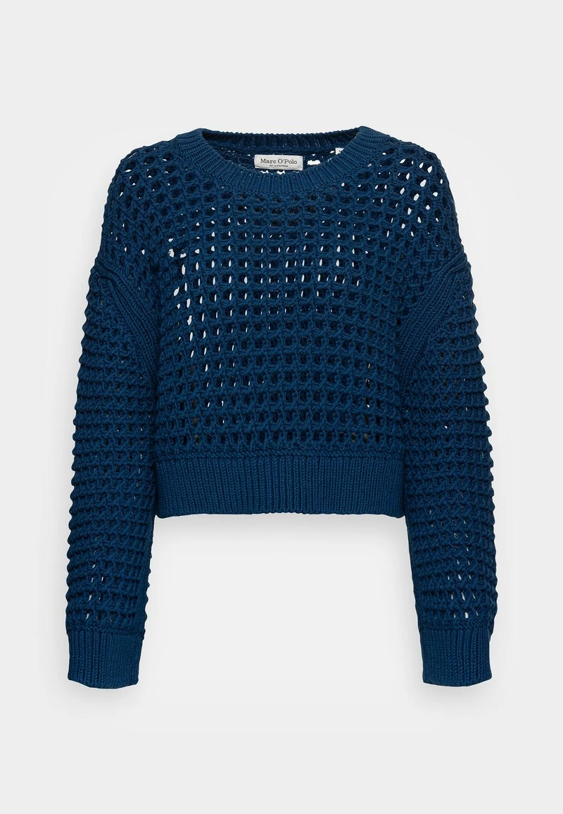 Marc O'Polo LONGSLEEVE CROPPED NET STRUCTURE - Strickpullover - Black 5 Marc O'Polo LONGSLEEVE CROPPED NET STRUCTURE - Strickpullover - Black – Bild 5