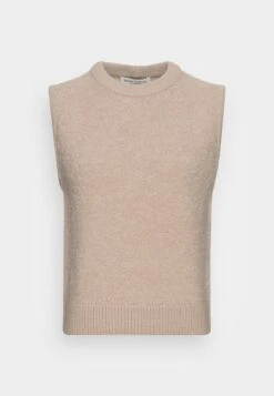 Marc O'Polo SLEEVELESS ROUND NECK - Strickpullover - Frosty Sand Melange 9 Marc O'Polo SLEEVELESS ROUND NECK - Strickpullover - Frosty Sand Melange -Mode Familie b04a91b974e149d9b4f9ca28b2fd0494 1