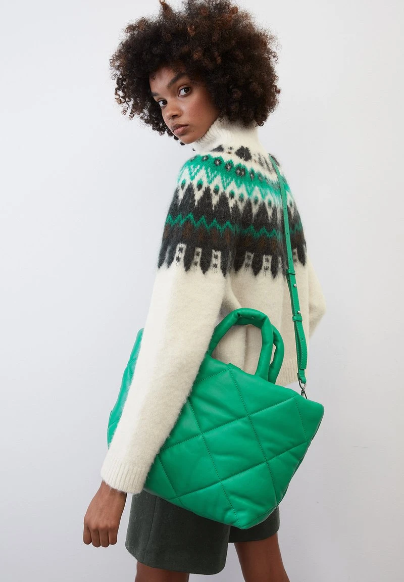 Marc O'Polo MOA - Shopping Bag - Shiny Emerald 1 Marc O'Polo MOA - Shopping Bag - Shiny Emerald