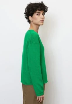 Marc O'Polo V-NECK - Strickpullover - Vivid Green 8 Marc O'Polo V-NECK - Strickpullover - Vivid Green -Mode Familie b08afe4a7457471a93982cfeaf08d7c3