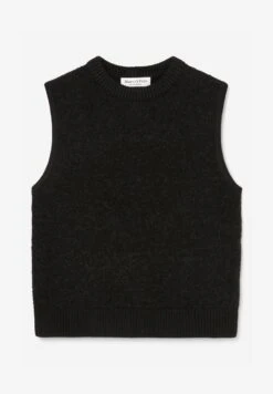 Marc O'Polo SLEEVELESS ROUND NECK - Strickpullover - Black 11 Marc O'Polo SLEEVELESS ROUND NECK - Strickpullover - Black -Mode Familie b0e9fb73745e43eca48a7e393fbdce40