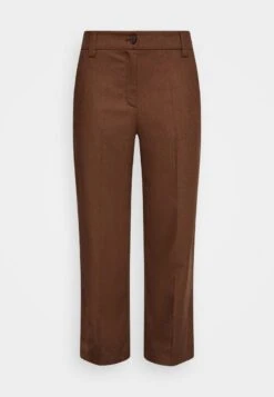 Marc O'Polo STRAIGHT LEG HIGH RISE CROPPED LENGTH - Stoffhose - Dark Walnut 10 Marc O'Polo STRAIGHT LEG HIGH RISE CROPPED LENGTH - Stoffhose - Dark Walnut -Mode Familie b152bb153e7144209de669c1806440ab