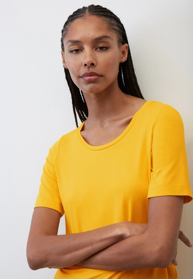 Marc O'Polo RUNDHALS- REGULAR - T-Shirt Basic - Morning Sun 3 Marc O'Polo RUNDHALS- REGULAR - T-Shirt Basic - Morning Sun – Bild 3