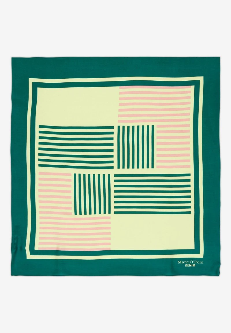 Marc O'Polo DENIM QUADRATI MIT ALLOVER-PRINT - Tuch - Green Light Pink 2 Marc O'Polo DENIM QUADRATI MIT ALLOVER-PRINT - Tuch - Green Light Pink – Bild 2