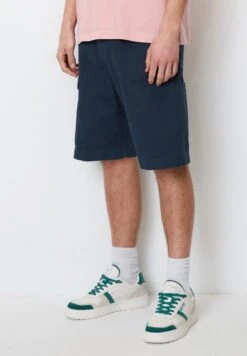 Marc O'Polo DENIM IM WORKWEAR-STIL - Jeans Shorts - Navy Teal