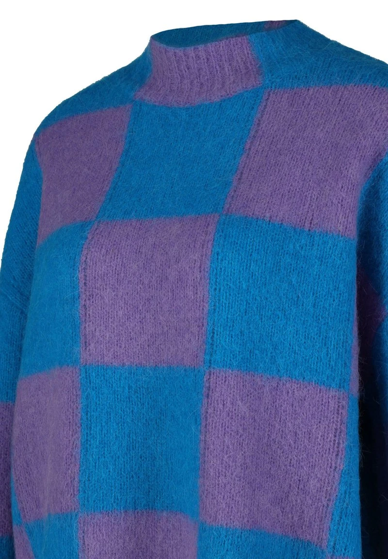 Marc O'Polo DENIM WITH CHECK CRYSTAL SEAS - Strickpullover - Blue 4 Marc O'Polo DENIM WITH CHECK CRYSTAL SEAS - Strickpullover - Blue – Bild 4