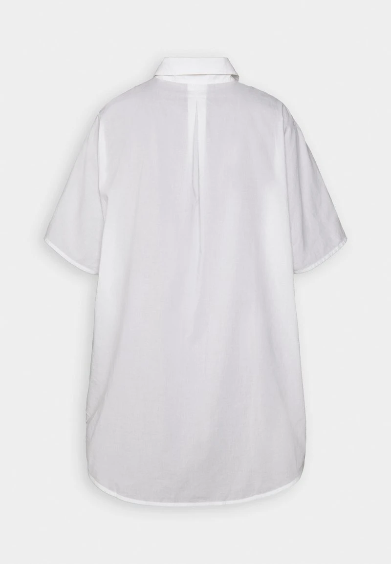 Marc O'Polo LONG SHAPE KENT COLLAR PATCHED POCKET SIDE SLITS - Hemdbluse - White 6 Marc O'Polo LONG SHAPE KENT COLLAR PATCHED POCKET SIDE SLITS - Hemdbluse - White – Bild 6