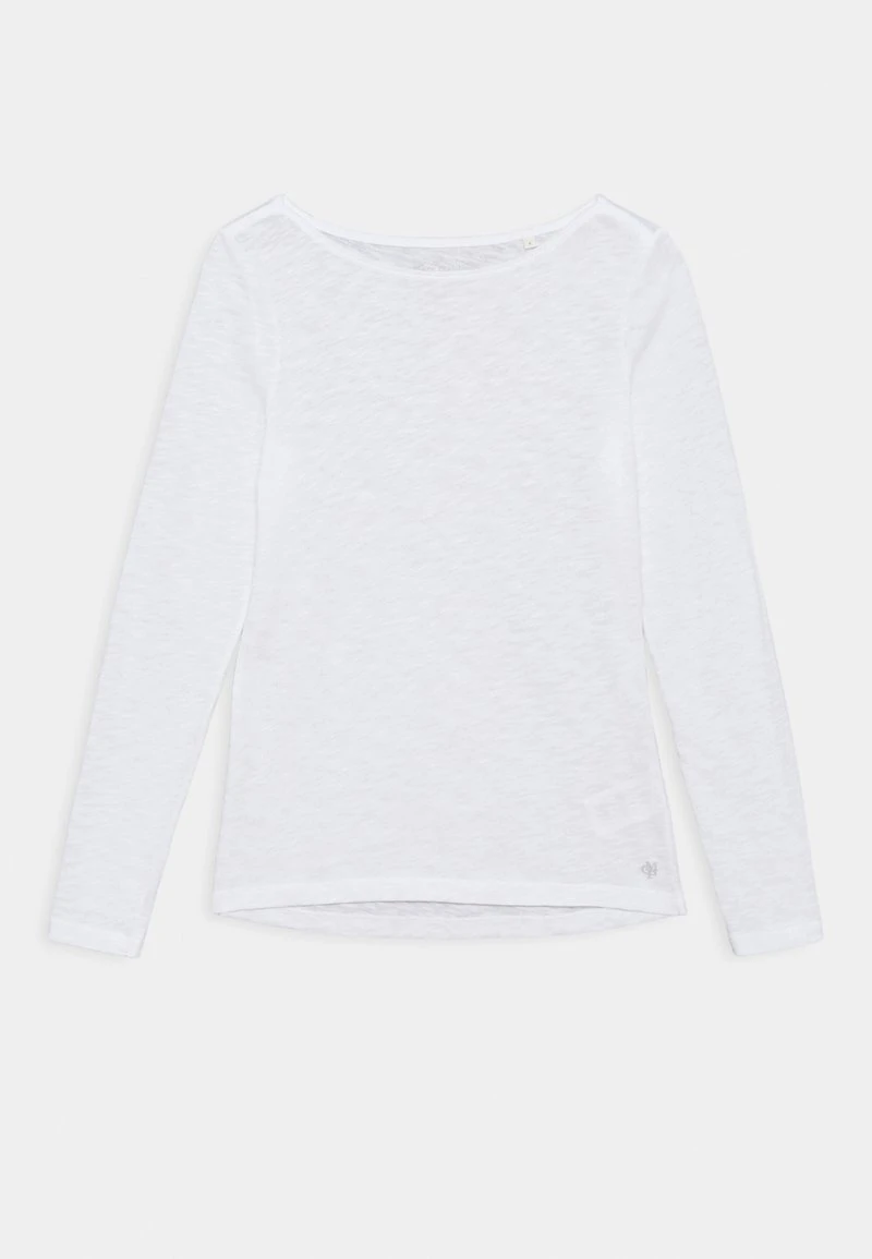 Marc O'Polo LONG SLEEVE BOAT NECK - Langarmshirt - White 4 Marc O'Polo LONG SLEEVE BOAT NECK - Langarmshirt - White – Bild 4