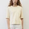 Marc O'Polo MIT 3/4-ÄRMEL AUS SOFTEM - T-Shirt Basic - Chalky Sand