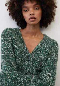 Marc O'Polo Strickjacke - Multi Shiny Emerald -Mode Familie c06bb7112e694bffb30f344e7db34227