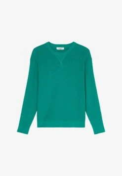 Marc O'Polo DENIM MOCK NECK - Strickpullover - Moonstone Teal