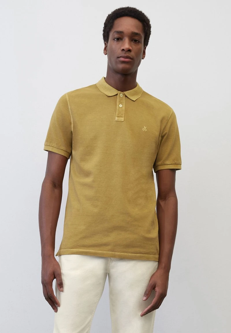 Marc O'Polo KURZARM REGULAR - Poloshirt - Autumn Hay 1 Marc O'Polo KURZARM REGULAR - Poloshirt - Autumn Hay