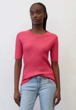 Marc O'Polo DENIM SHAPED AUS - T-Shirt Basic - Fresh Fuschia