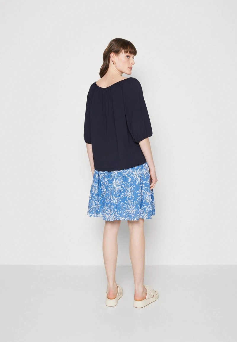 Marc O'Polo 3 4 SLEEVE ROUND NECK WITH PLEATS SOLID - T-Shirt Basic - Deep Blue Sea 3 Marc O'Polo 3 4 SLEEVE ROUND NECK WITH PLEATS SOLID - T-Shirt Basic - Deep Blue Sea – Bild 3