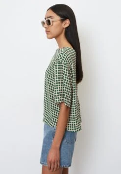 Marc O'Polo DENIM SHORT SLEEVE - Bluse - Multi Blue 10 Marc O'Polo DENIM SHORT SLEEVE - Bluse - Multi Blue -Mode Familie c593fa03458b45139244e8aa9945d3f6