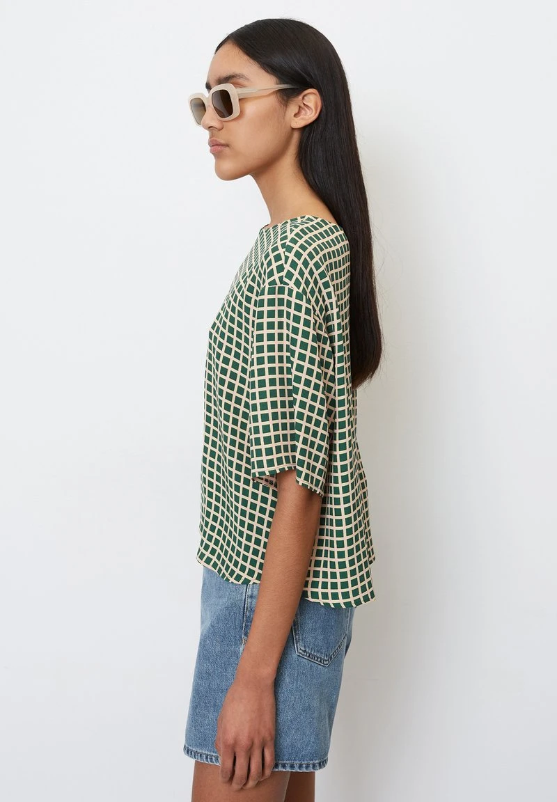 Marc O'Polo DENIM SHORT SLEEVE - Bluse - Multi Blue 5 Marc O'Polo DENIM SHORT SLEEVE - Bluse - Multi Blue – Bild 5