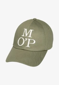 Marc O'Polo AUS HOCHWERTIGEM ORGANIC-TWILL - Cap - Olive