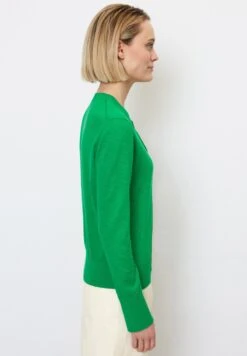 Marc O'Polo REGULAR AUS SLUB - Strickjacke - Vivid Green 10 Marc O'Polo REGULAR AUS SLUB - Strickjacke - Vivid Green -Mode Familie c79a733008dd48fd9737e407fafed8ed