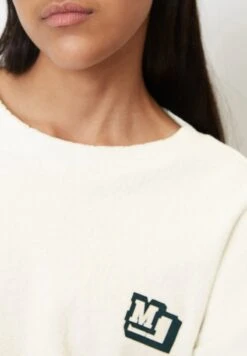 Marc O'Polo DENIM FROTTEE COTTON - Sweatshirt - Scandinavian White -Mode Familie c82a976da2644fcfb916631279905cb1