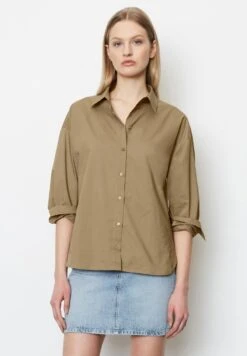 Marc O'Polo LONG SLEEVE CASUAL MODERN DROPPED SHOULDER SOLID - Hemdbluse - Dusty Earth