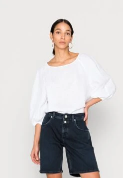 Marc O'Polo BLOUSE VOLUME SLEEVE CREW NECK - Bluse - White -Mode Familie c954db4a00af46bfbee8583a6602e7c6 1
