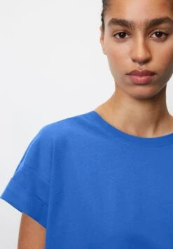 Marc O'Polo DENIM MIT TURN-UP-SLEEVES AUS BASIC - T-Shirt Basic - Mediterranean Blue 10 Marc O'Polo DENIM MIT TURN-UP-SLEEVES AUS BASIC - T-Shirt Basic - Mediterranean Blue -Mode Familie c9e148baa8284332b9763f18cfb7a736