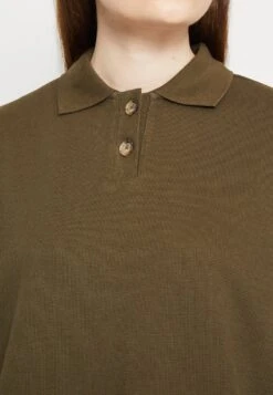 Marc O'Polo DENIM SHORTSLEEVE BUTTON PLACKET - Poloshirt - Dakota Shadow -Mode Familie c9e883150bc442669d61c165048a8993