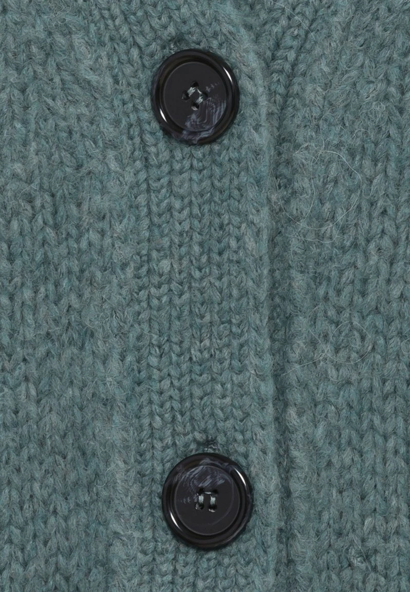 Marc O'Polo CARDIGAN LONGSLEEVE V NECK - Strickjacke - Lake Green Melange 3 Marc O'Polo CARDIGAN LONGSLEEVE V NECK - Strickjacke - Lake Green Melange – Bild 3