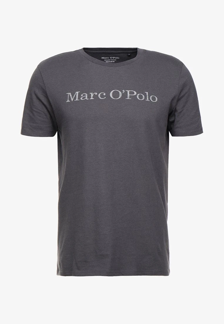 Marc O'Polo T-Shirt Print - Gray Pinstripe 4 Marc O'Polo T-Shirt Print - Gray Pinstripe – Bild 4