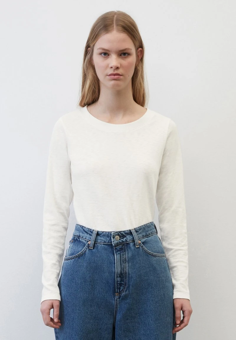 Marc O'Polo DENIM CREW NECK REGULAR FIT - Langarmshirt - Scandinavian White 1 Marc O'Polo DENIM CREW NECK REGULAR FIT - Langarmshirt - Scandinavian White