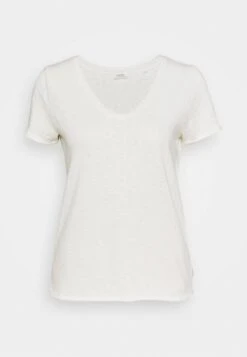 Marc O'Polo DENIM SHORT SLEEVE V NECK - T-Shirt Basic - Grey Melange 11 Marc O'Polo DENIM SHORT SLEEVE V NECK - T-Shirt Basic - Grey Melange -Mode Familie cbbcceb796ab416b99d07343967c00c1