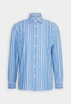 Marc O'Polo KENT COLLAR LONG SLEEVES SLITS AT SIDESEAMS - Businesshemd - Multi/azur Blue -Mode Familie cc2dcc6823b946d19f181f74d7fac7c3