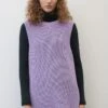 Marc O'Polo ÄRMELLOSER AUS HEAVY WEIGHT - Strickpullover - Sunbleached Purple