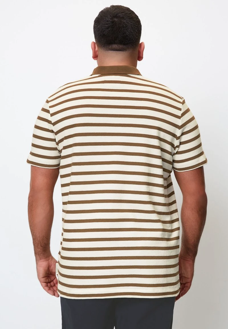 Marc O'Polo KURZARM-REGULAR AUS STRUKTURIERTEM BAU - Poloshirt - Brown 3 Marc O'Polo KURZARM-REGULAR AUS STRUKTURIERTEM BAU - Poloshirt - Brown – Bild 3