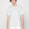 Marc O'Polo SHORT SLEEVE V NECK - T-Shirt Basic - White