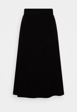 Marc O'Polo SKIRT MIDI A-SHAPE - A-Linien-Rock - Black -Mode Familie d063a0079d0949bca17bfdf769b8250c