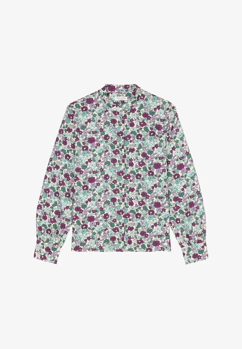 Marc O'Polo LONG FEMININE SLEEVE MODERN VOLUME SPECIAL - Hemdbluse - Multi 1 Marc O'Polo LONG FEMININE SLEEVE MODERN VOLUME SPECIAL - Hemdbluse - Multi