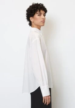 Marc O'Polo MIT VOLUMENÄRMELN AUS POPELLINE - Hemdbluse - White -Mode Familie d0974110c2b7432896bd925ff9b6b6a3