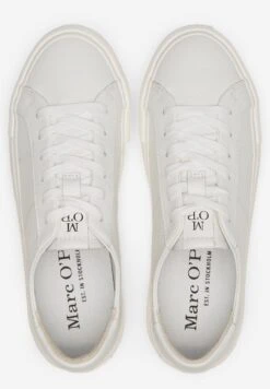 Marc O'Polo COURT GETROMMELTEM - Sneaker Low - White 8 Marc O'Polo COURT GETROMMELTEM - Sneaker Low - White -Mode Familie d1884bd19ccf483fab940a1e06035696