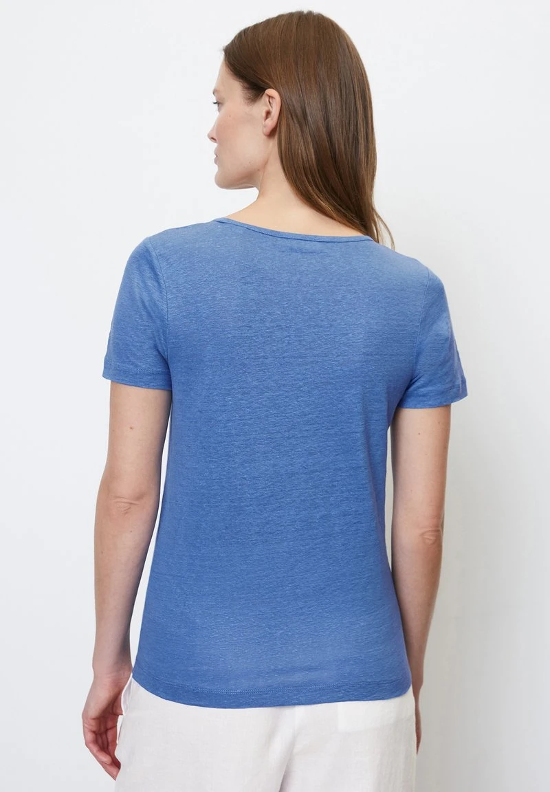 Marc O'Polo V-NECK - T-Shirt Basic - Summer Sky 3 Marc O'Polo V-NECK - T-Shirt Basic - Summer Sky – Bild 3