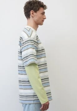 Marc O'Polo DENIM HEAVY AUS REINER - T-Shirt Print - Multi Egg White -Mode Familie d46aa37affb249f1843970d85375683d