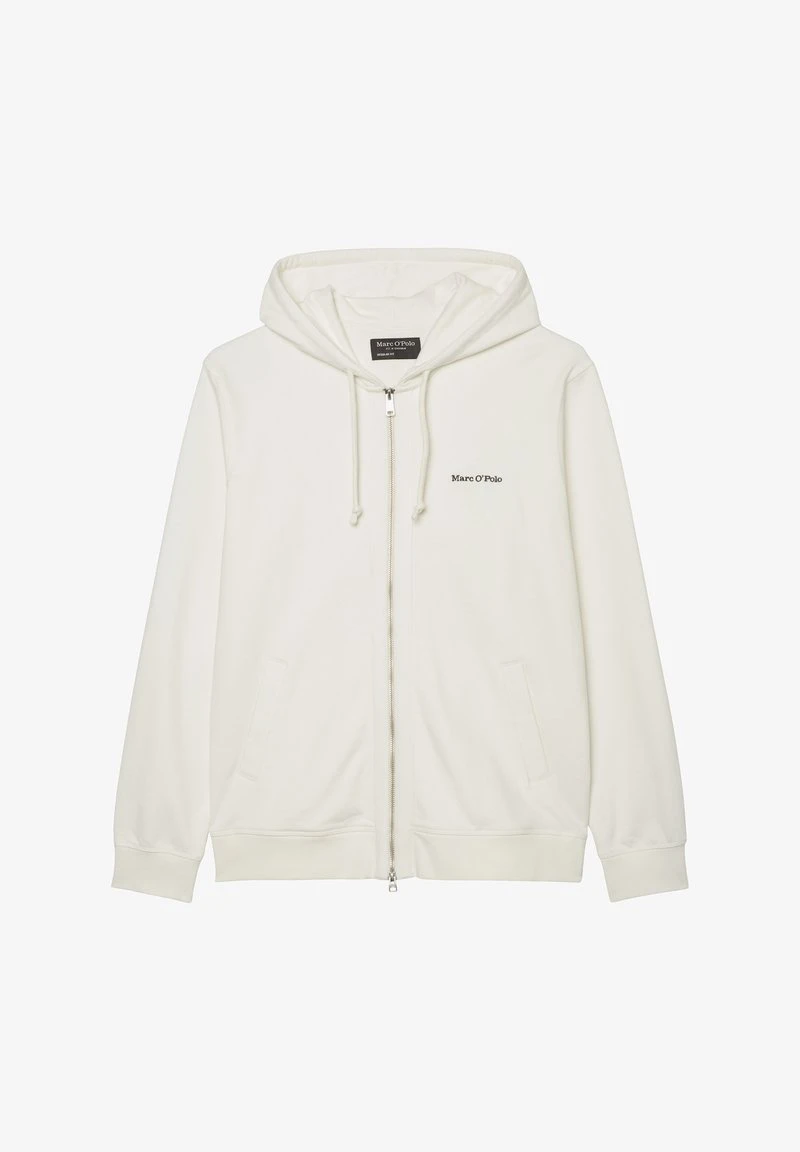Marc O'Polo REGULAR - Sweatjacke - White Cotton 1 Marc O'Polo REGULAR - Sweatjacke - White Cotton