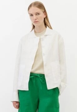 Marc O'Polo STYLE, HIDDEN PLACKET, ATTACHED POCKETS, COLL - Leichte Jacke - White