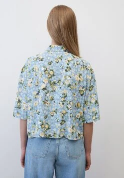 Marc O'Polo DENIM MIT ALLOVER-PRINT AUS LENZING™ ECOV - Hemdbluse - Multi Soft Sky Blue -Mode Familie d57e04663b9e429b8678f11072339f2d