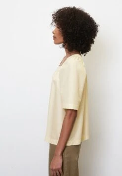 Marc O'Polo BOHEMIAN MIT ECKIGEM AUSSCHNITT - Bluse - Chalky Sand -Mode Familie d6612146c49d4fb4b9a82f773295a1e7