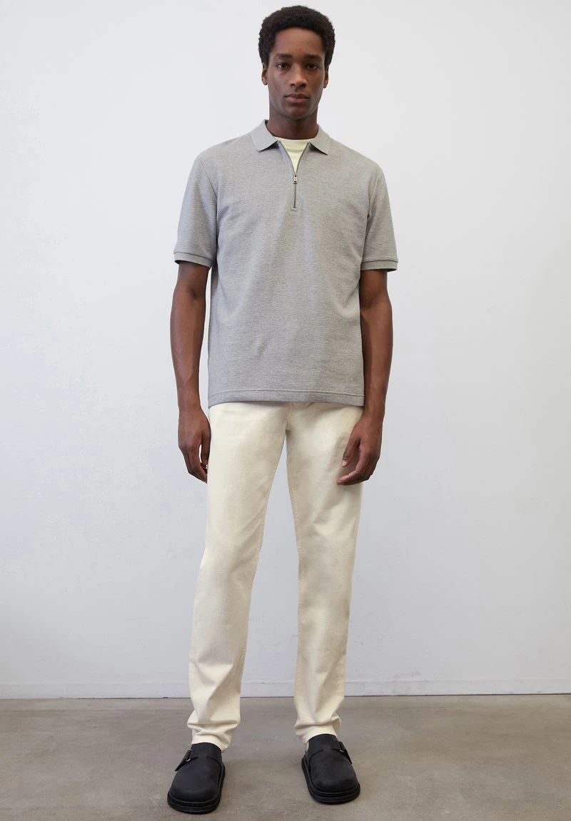 Marc O'Polo REGULAR MIT FEINER-STRUKTUR - Poloshirt - Silver Gray Melange 5 Marc O'Polo REGULAR MIT FEINER-STRUKTUR - Poloshirt - Silver Gray Melange – Bild 5