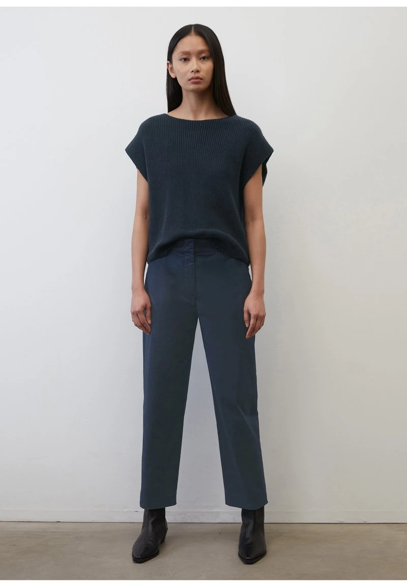 Marc O'Polo MODERNE MODELL RIMKA - Stoffhose - Deep Blue Sea 1 Marc O'Polo MODERNE MODELL RIMKA - Stoffhose - Deep Blue Sea