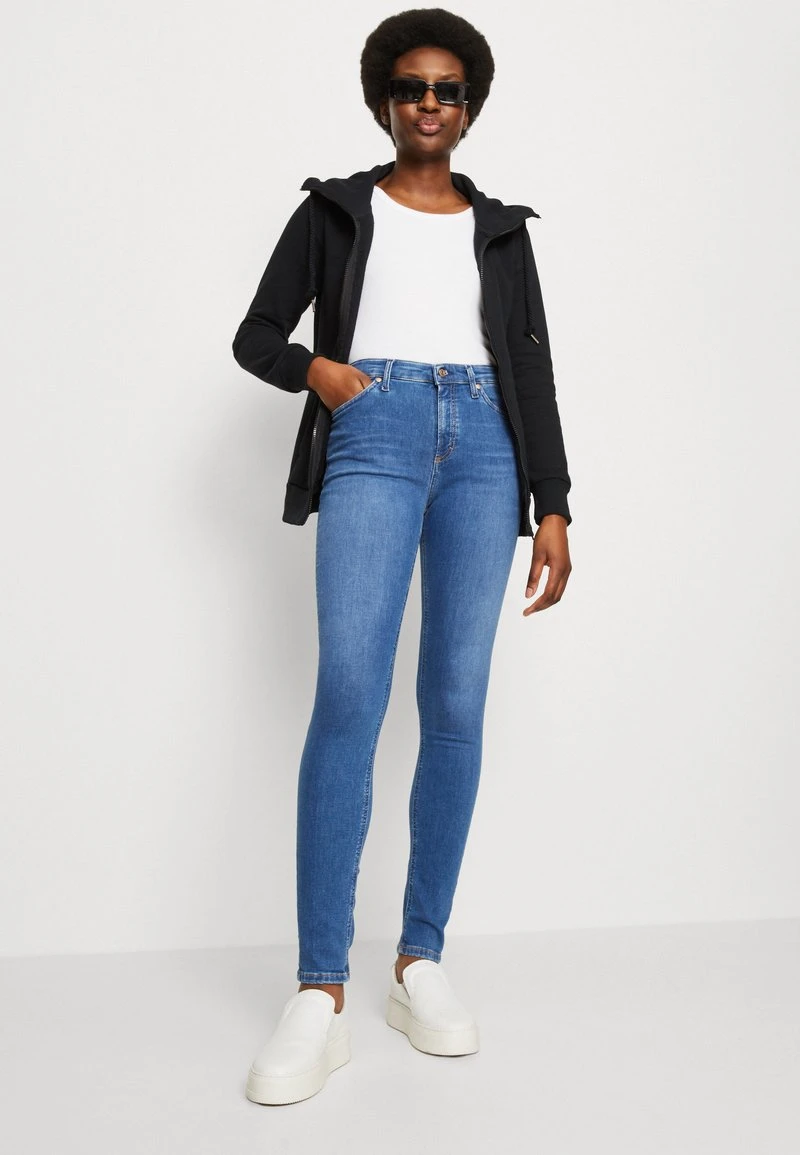 Marc O'Polo DENIM TROUSER HIGH WAIST REGULAR LENGTH - Jeans Skinny Fit - Multi/mid Cobalt Blue 4 Marc O'Polo DENIM TROUSER HIGH WAIST REGULAR LENGTH - Jeans Skinny Fit - Multi/mid Cobalt Blue – Bild 4