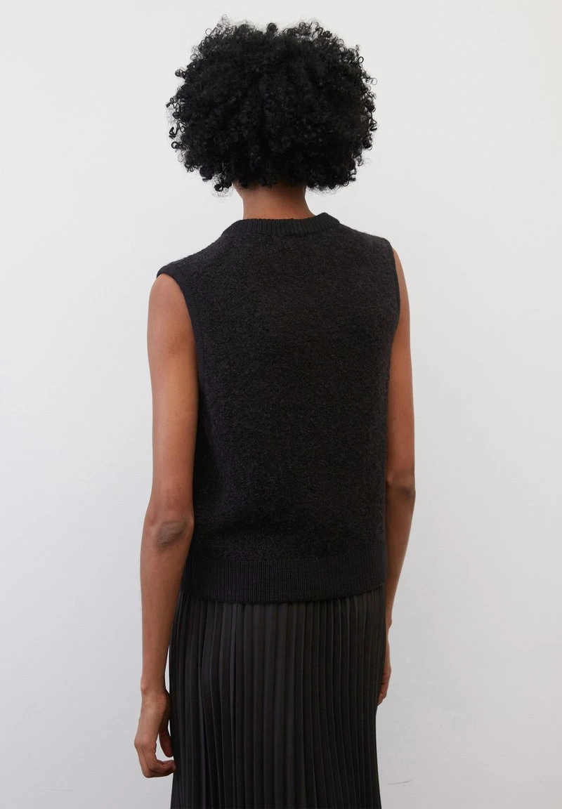 Marc O'Polo SLEEVELESS ROUND NECK - Strickpullover - Black 3 Marc O'Polo SLEEVELESS ROUND NECK - Strickpullover - Black – Bild 3