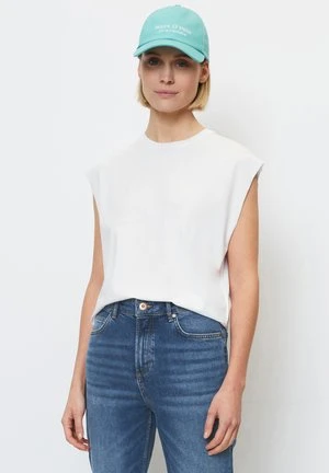 Marc O'Polo OVERCUT SLEEVE - T-Shirt Basic - White 5 Marc O'Polo OVERCUT SLEEVE - T-Shirt Basic - White – Bild 5